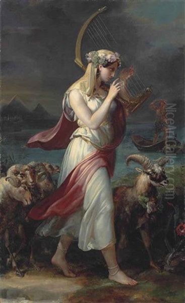 Israelite Shepherdess In The Land Of Goshen - view 1
