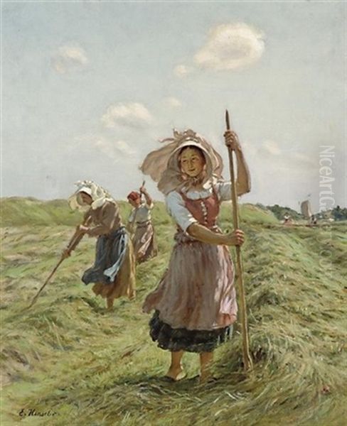 Frauen Bei Der Heuernte - view 1