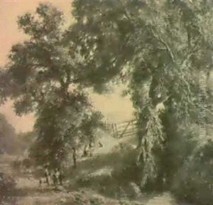 Landscape With Figures On A Path Landscape With Figures On A Path