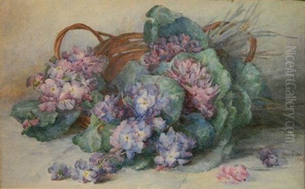 Basket Of Violets - view 1