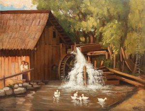 Mill From The Forest by Alexandru Hentia