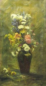 Vase With Field Flowers by Alexandru Hentia