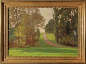 Berliner Parklandschaft Im Sommer by Hans Rudolf Hentschel