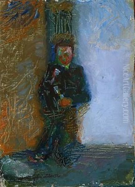 A Seated Man - view 1