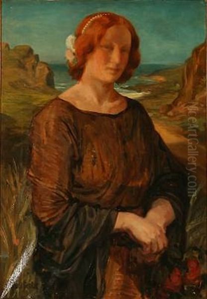 Portrait Of A Woman At The Sea - view 1