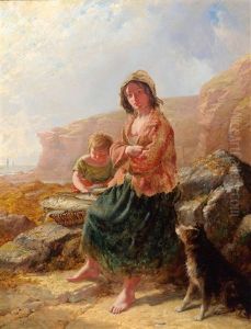 Fisherman"s Family With Loyal Companion by Isaac Henzell