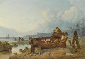 Fischerleben An Englischer Kuste by Isaac Henzell