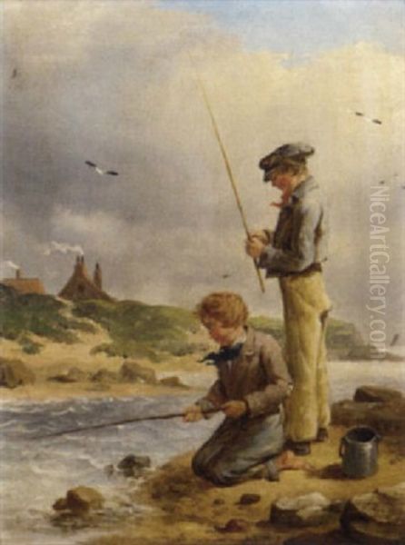Fishing By The Estuary - view 1