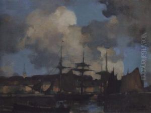 Arbroath Harbour by James Watterston Herald