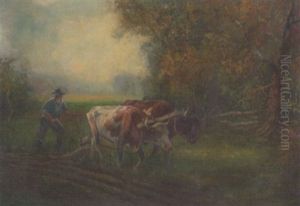 Working In The Fields by Cyril Wiseman Herbert