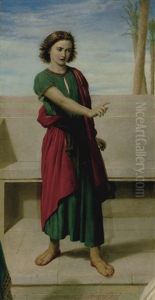 The Boy Daniel Condemning The False Elder by John Rogers Herbert
