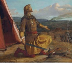 Richard The Lionheart Giving Thanks For Victory
