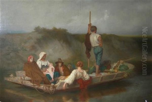 A Christian Family Fleeing - view 1