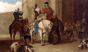 Boar Hunters Refreshed At St. Augustine's Monastery, Canterbury
