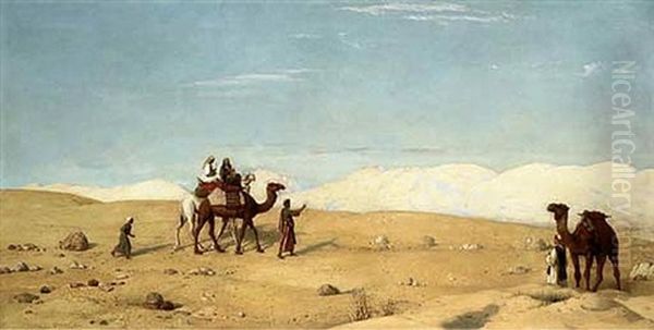 The Valley Of Moses, In The Desert Of Sinai by John Rogers Herbert