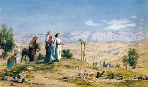 The Holy Family Approaching Jerusalem From Nazereth