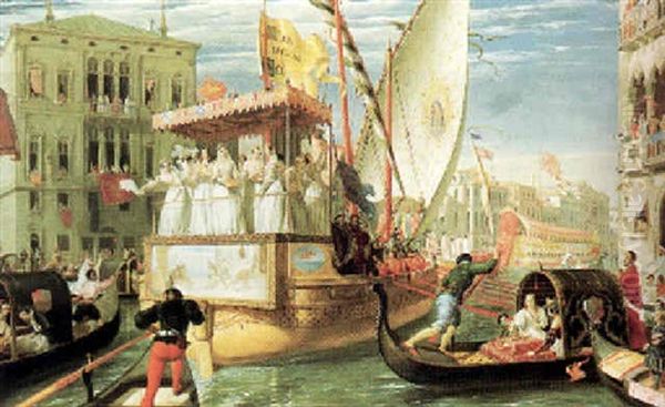 The Procession Of The Brides - view 1