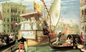 The Procession Of The Brides by John Rogers Herbert