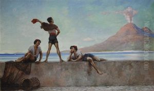 L'eruzione Del Vesuvio by Sydney Herbert
