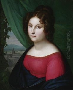 Portrait Der Jungen Baronin Bertha Von Lutzow