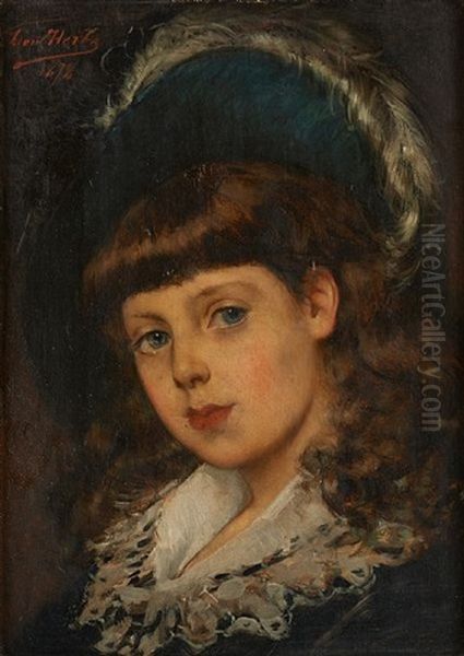 Portrait De Jeune Fille Au Chapeau - view 1
