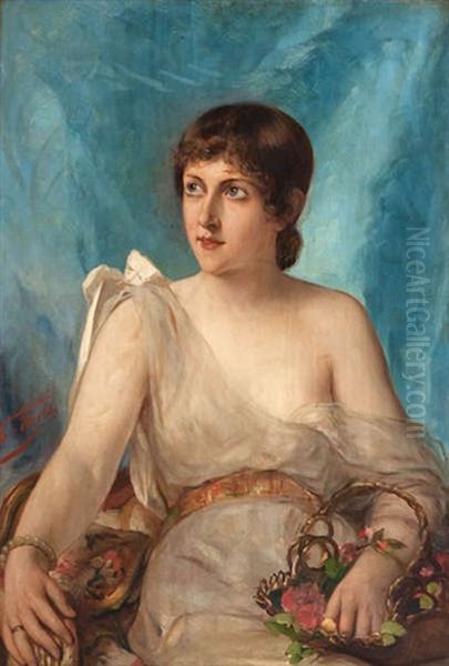 Femme Aux Fleurs - view 1