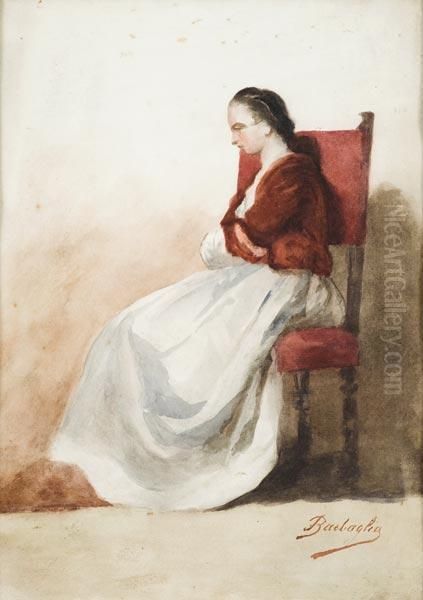 Ritratto Di Fanciulla In Profilo - view 1