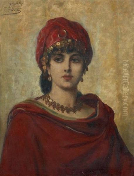 Jeune Femme En Rouge - view 1