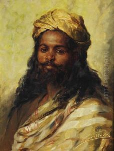 Homme Oriental Au Turban by Leon Herbo