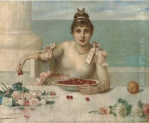 La Cerise: An Elegant Lady With Cherries