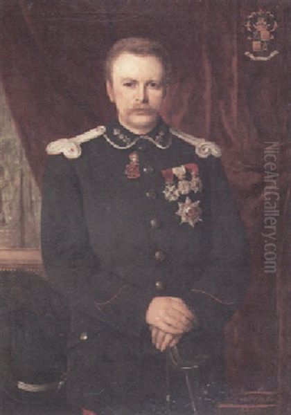 A Portrait Of Chevalier Hector De Knuydt De Vosmaer - view 1