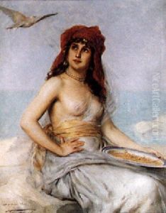 A Grecian Beauty by Leon Herbo