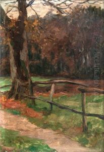 Gatter Am Herbstwald by Thomas Ludwig Herbst