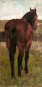Stehendes Pferd by Thomas Ludwig Herbst