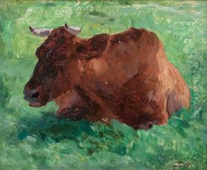 Ruhende Kuh by Thomas Ludwig Herbst