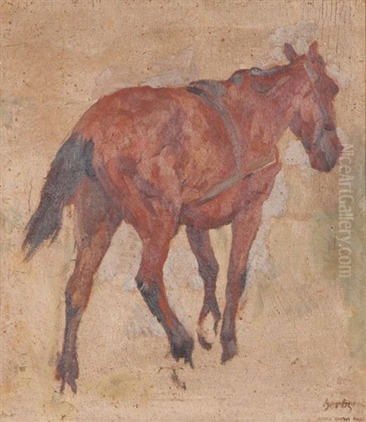 Stehendes Pferd - view 1