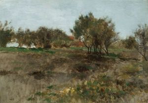 Field And Trees by Thomas Ludwig Herbst
