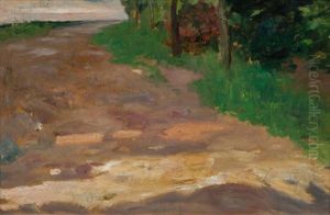 Between Field And Forest by Thomas Ludwig Herbst
