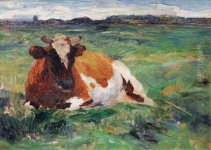 Resting Cow by Thomas Ludwig Herbst