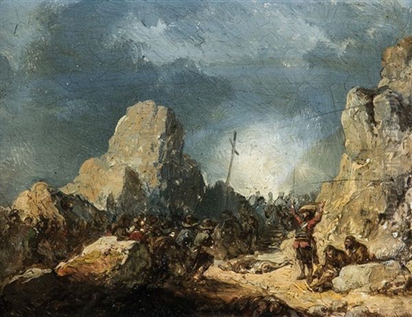Historische Schlachtenszene - view 1