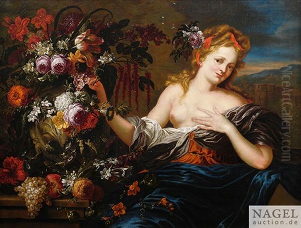 Flora Als Allegorie Des Fruhlings - view 1