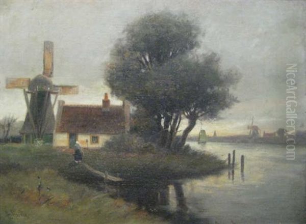 Dutch Cottage With Windmill - view 1