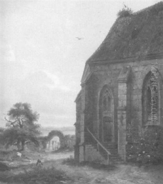 Schwabische Kirche Im Abendlicht - view 1