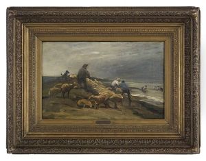 The Sheep Herders by Jules Hereau