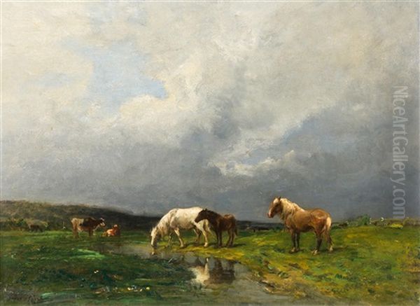 Pferde Auf Der Weide - view 1