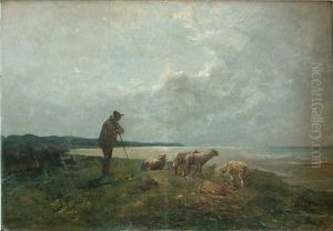 Moutons Et Berger Moutons Et Berger