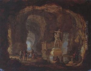 Antike Monumente In Einer Grotte