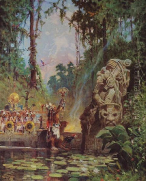 The Idol-aztec Shrine - view 1