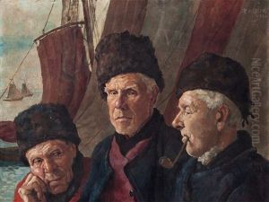 Frisian Fishermen by Georg Hering
