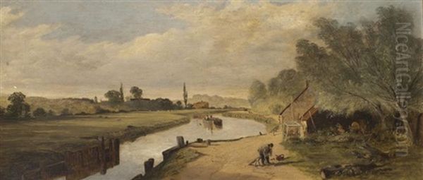 Automne Sur Le Brent, L'ete A Ponders End (essex) (2 Works) - view 1